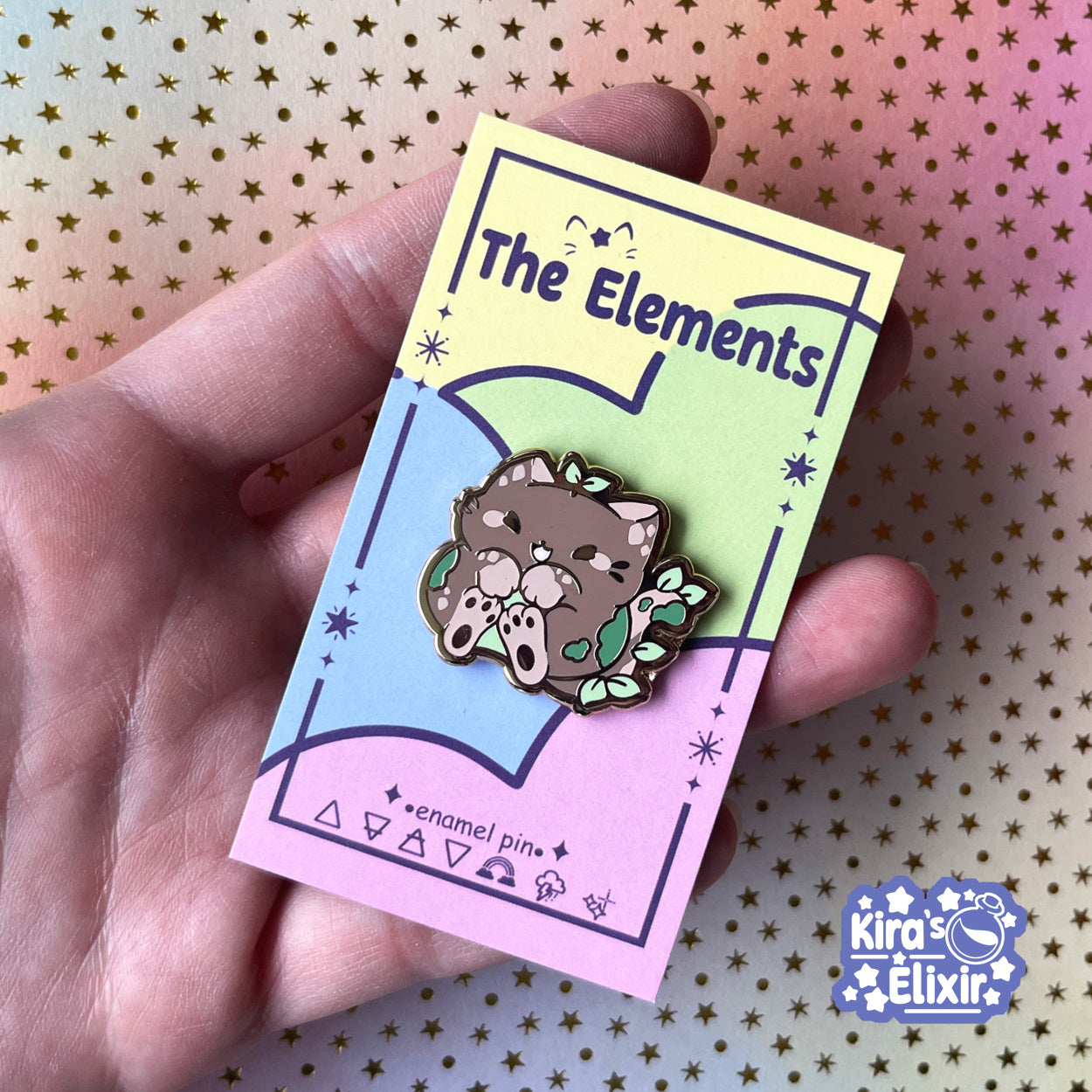 Earth Elemental - hard enamel pin