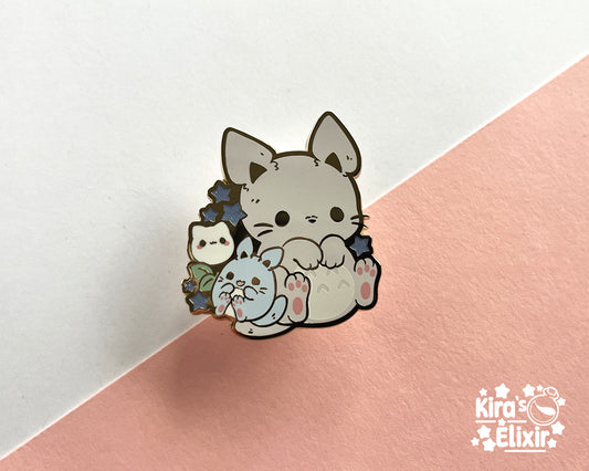 Forest Sprite Kitty - hard enamel pin