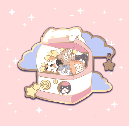 Gachapon Cats - hard enamel pin