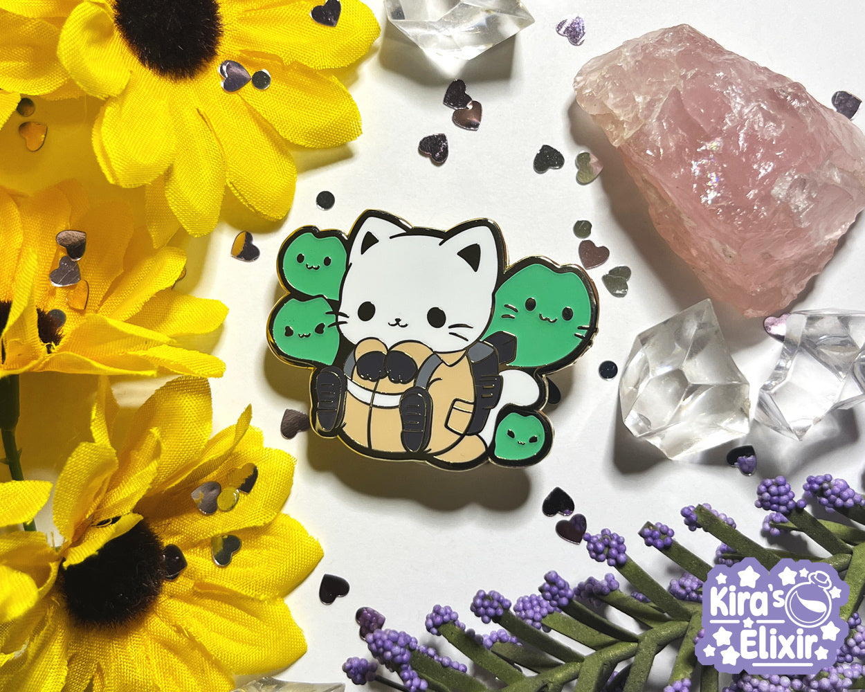 Ghostbuster Kitty - hard enamel pin