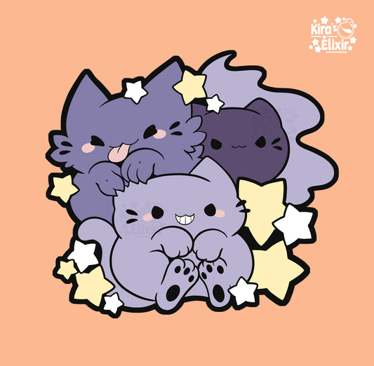 Ghostly Gang - hard enamel pin