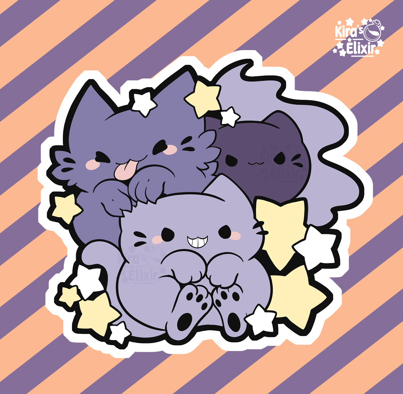 Ghostly Gang - vinyl sticker