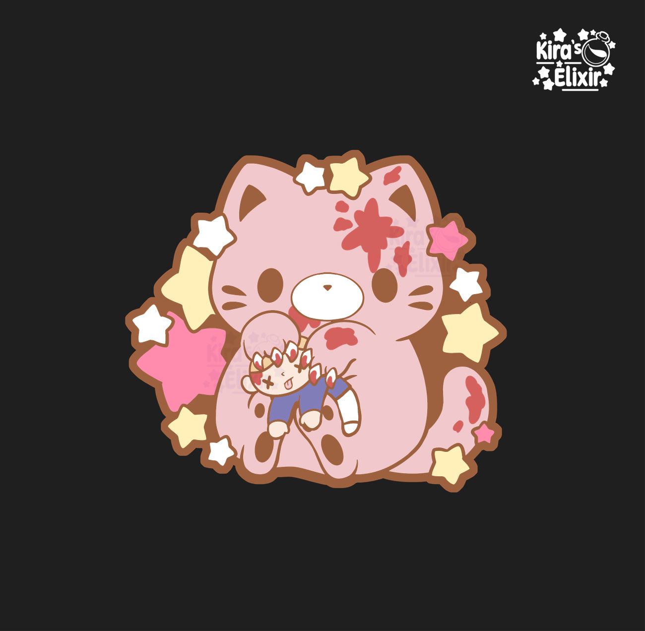 Gloomy - hard enamel pin