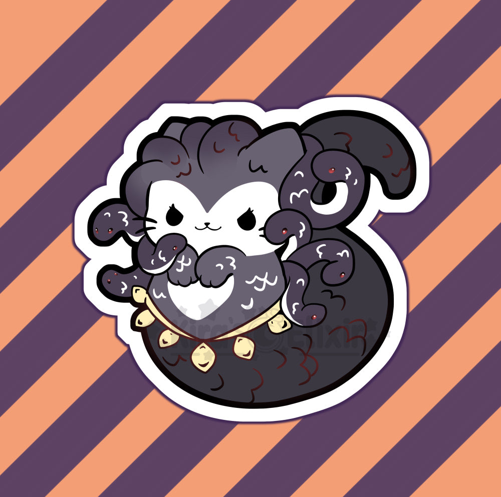 Gorgon Kitty - vinyl sticker