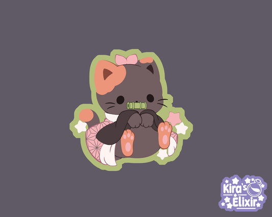 Nezu Kitty - vinyl sticker