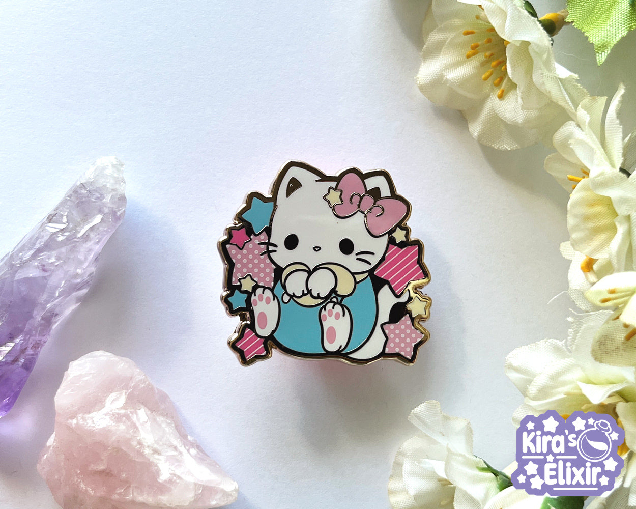 Hey Kitty - hard enamel pin