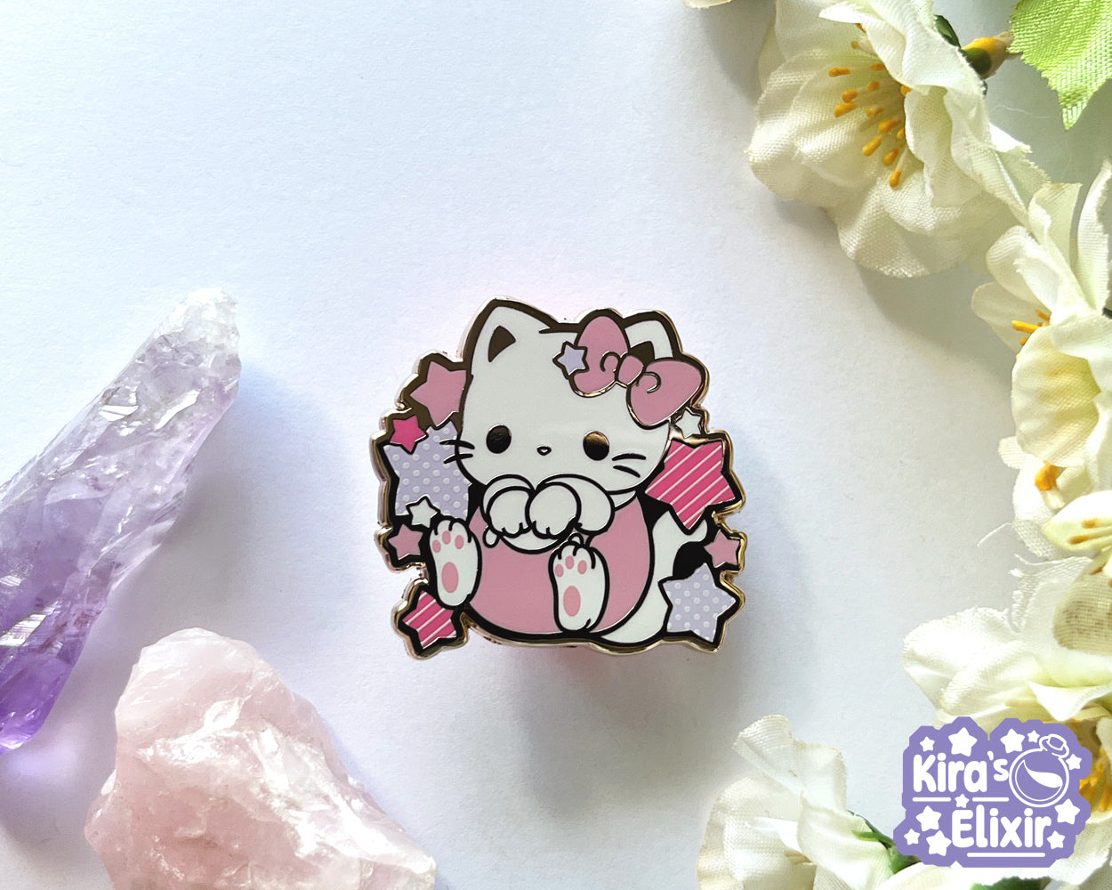 Hey Kitty - hard enamel pin