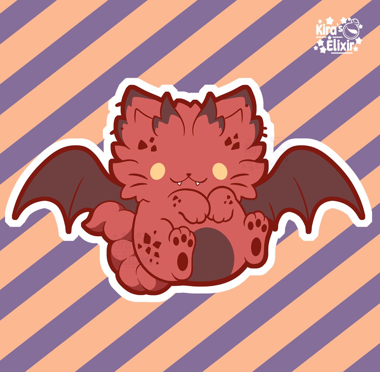Imp Kitty - vinyl sticker