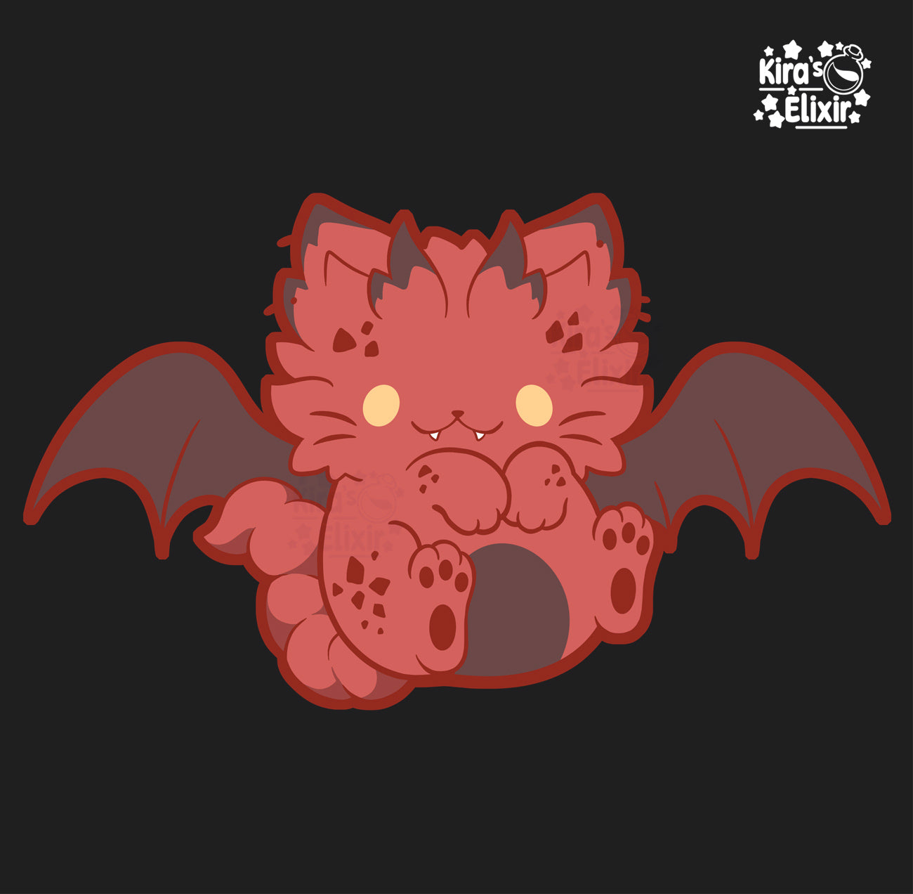 Imp Kitty - hard enamel pin