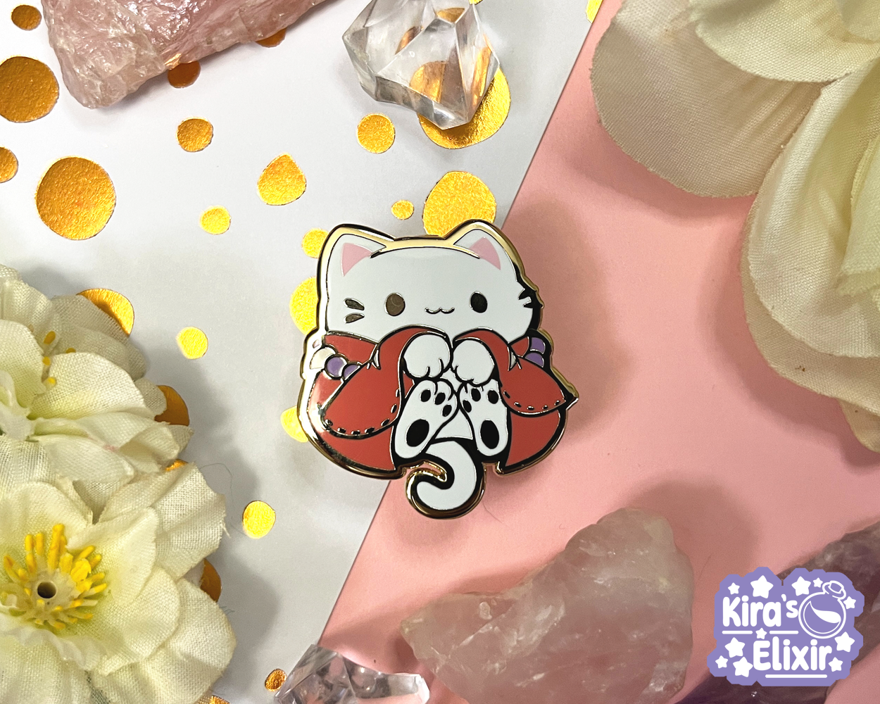 Inu Kitty- hard enamel pin