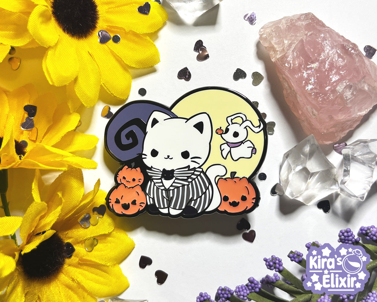 Jack Kitty - hard enamel pin