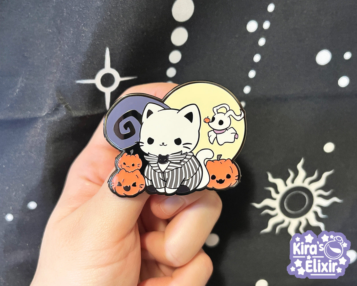 Jack Kitty - hard enamel pin