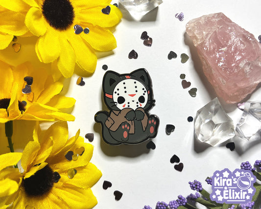 Jason Kitty - hard enamel pin