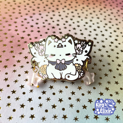 Libra Kitty - hard enamel pin