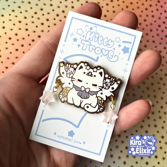 Libra Kitty - hard enamel pin