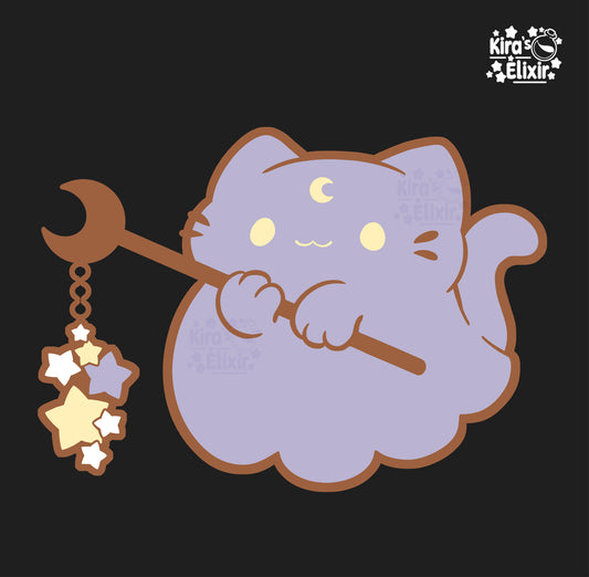 Little Ghost Kitty - hard enamel pin