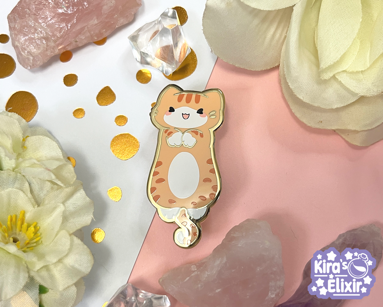 Long Kitties pt.1 - hard enamel pin