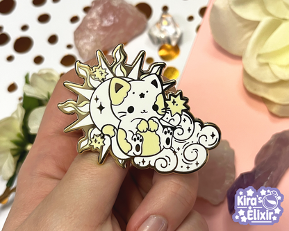 Lumen Kitty - hard enamel pin