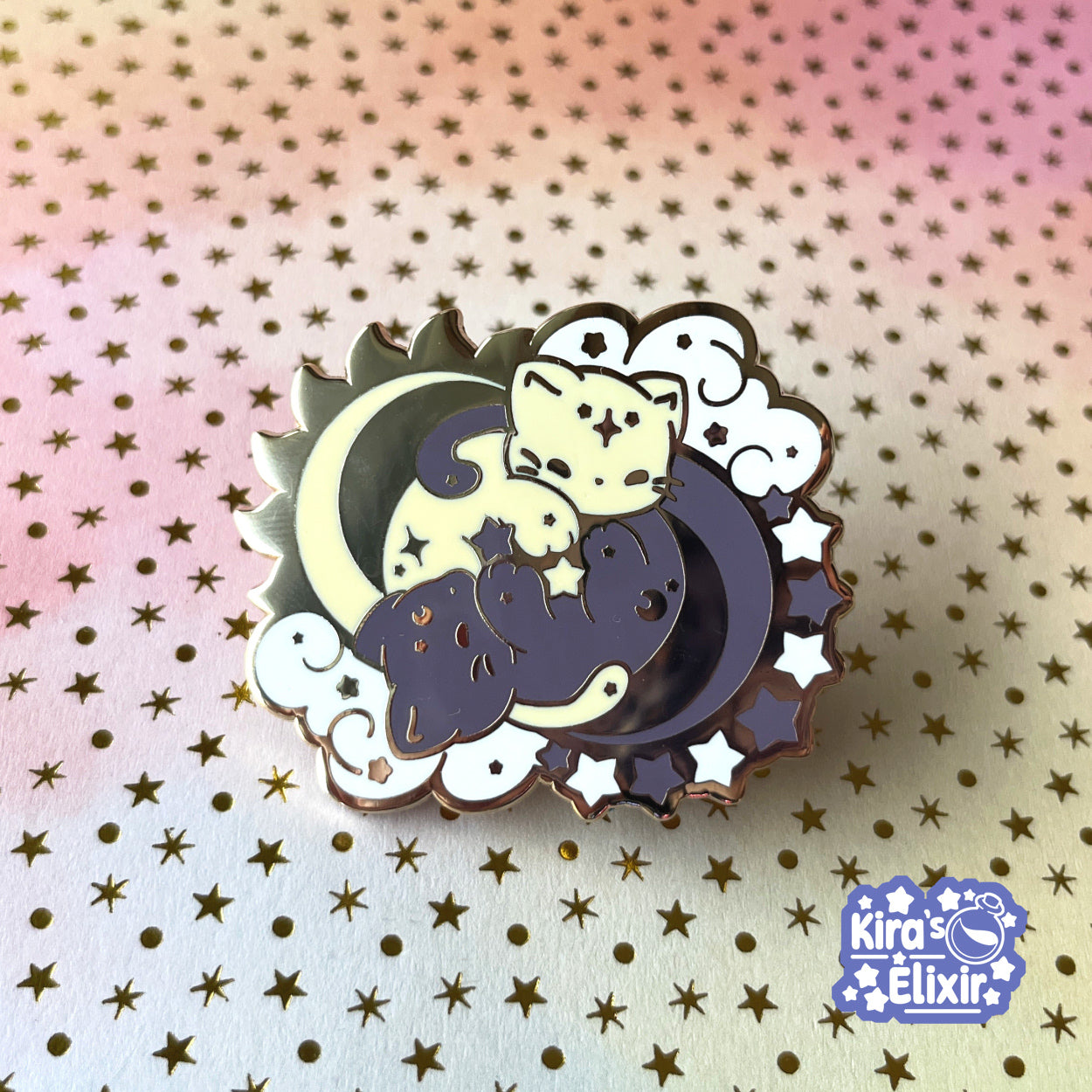 The Luminaries - hard enamel pin