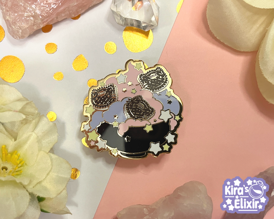 Cookies & Cream - hard enamel pin