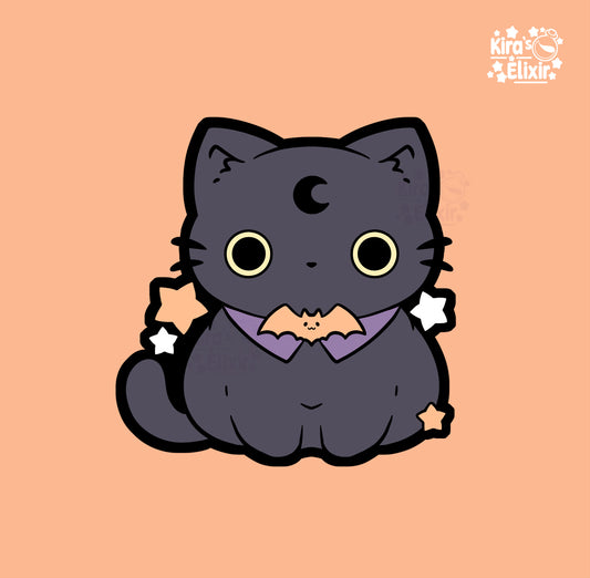 Mini Spooky Kitties - hard enamel pin