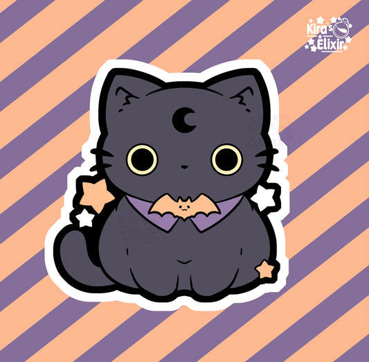 Spooky Kitty - vinyl sticker
