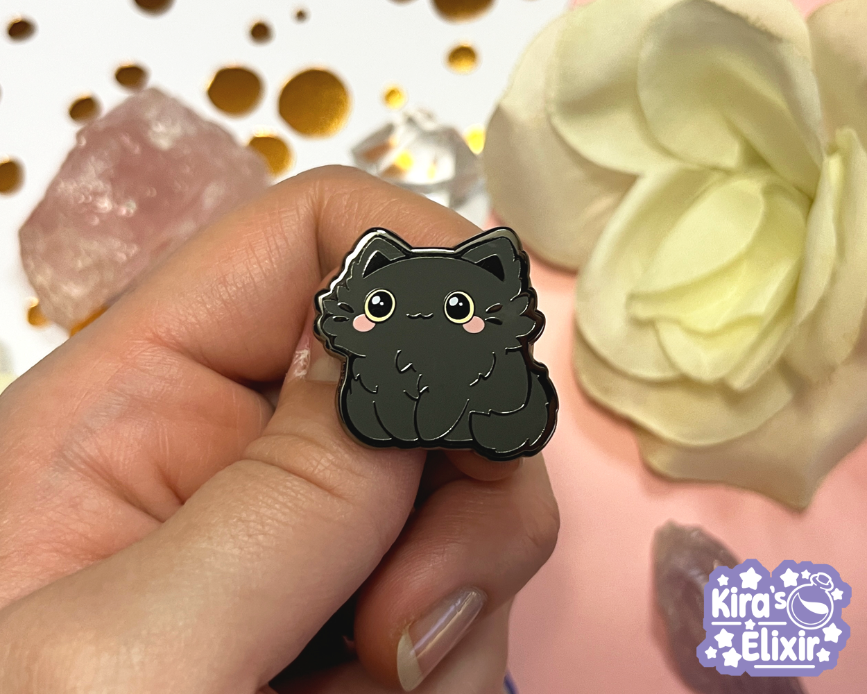 Chonky Mini Kitties - hard enamel pin