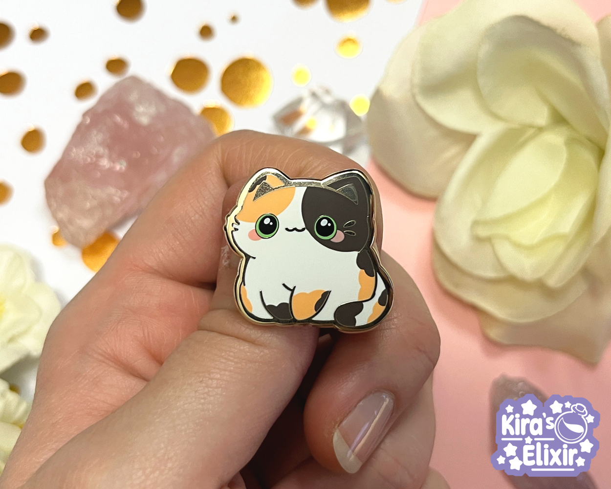 Chonky Mini Kitties - hard enamel pin