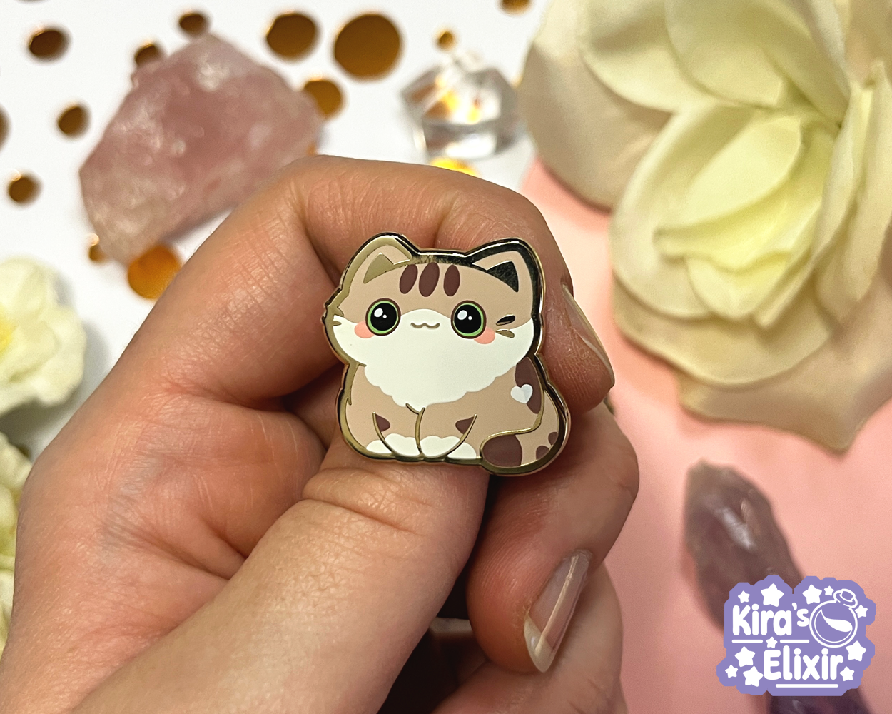 Chonky Mini Kitties - hard enamel pin