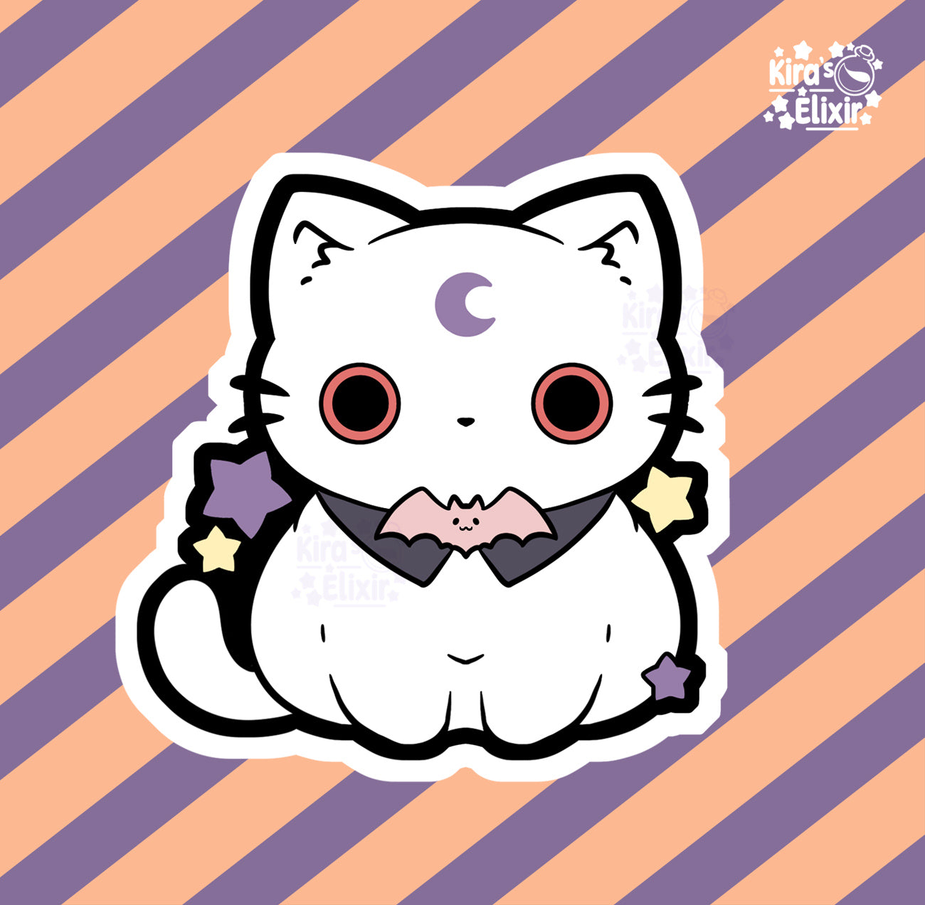 Spooky Kitty - vinyl sticker