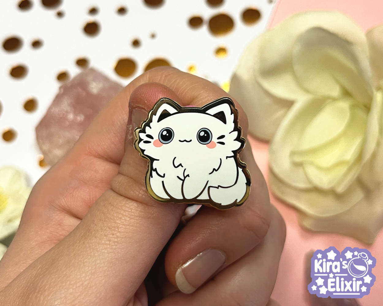 Chonky Mini Kitties - hard enamel pin