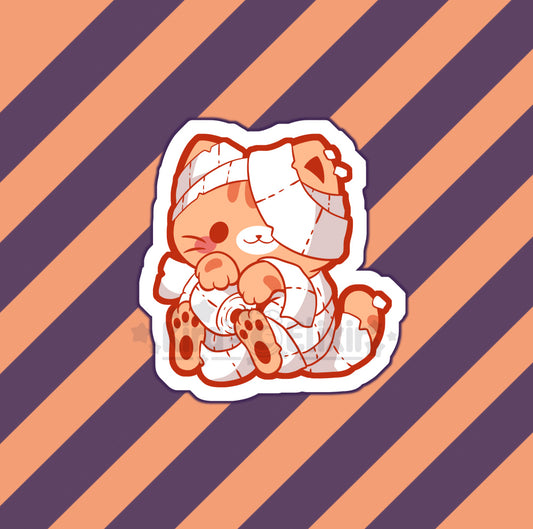 Mummy Kitty - vinyl sticker