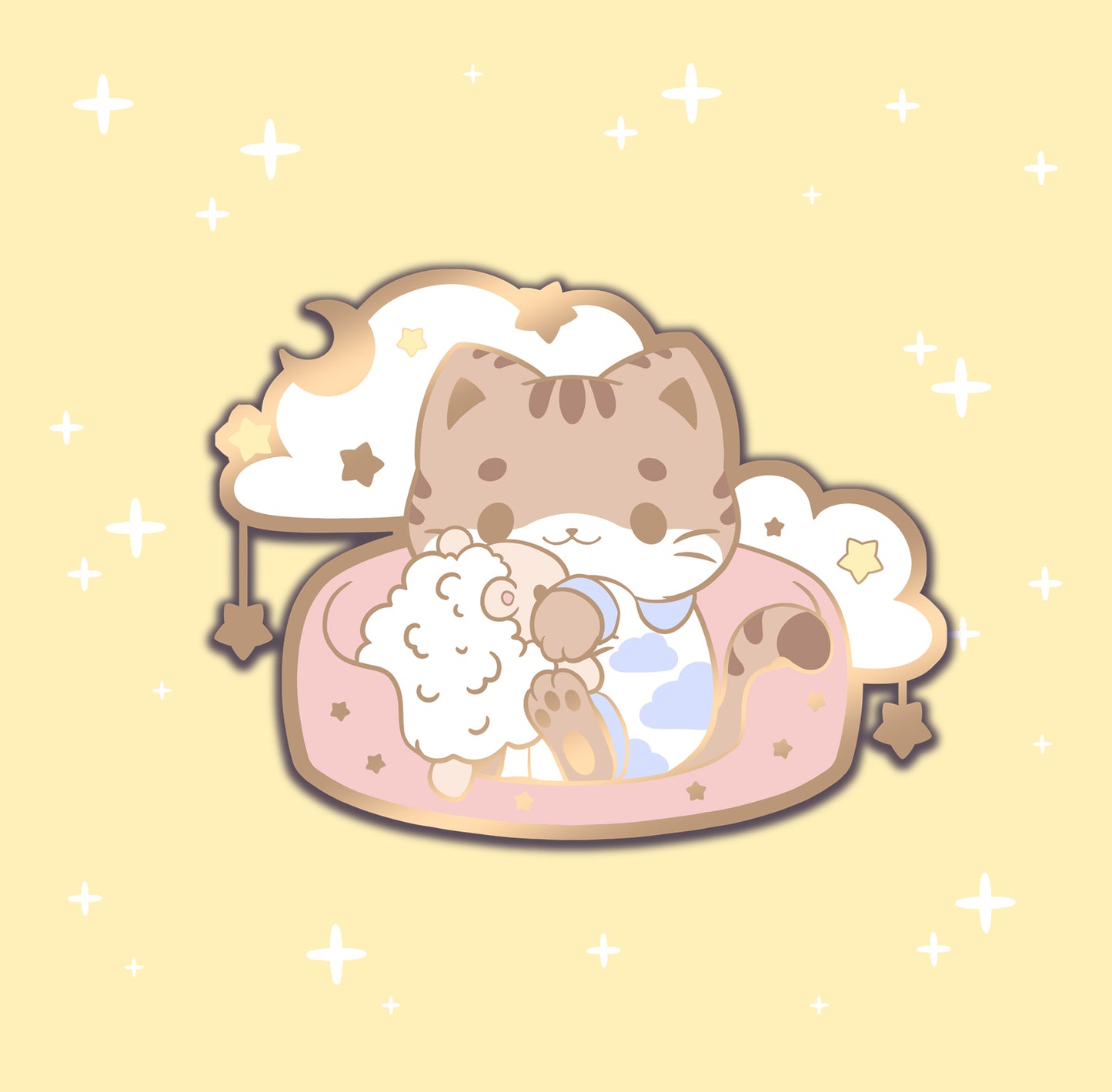 Nap Time - hard enamel pin