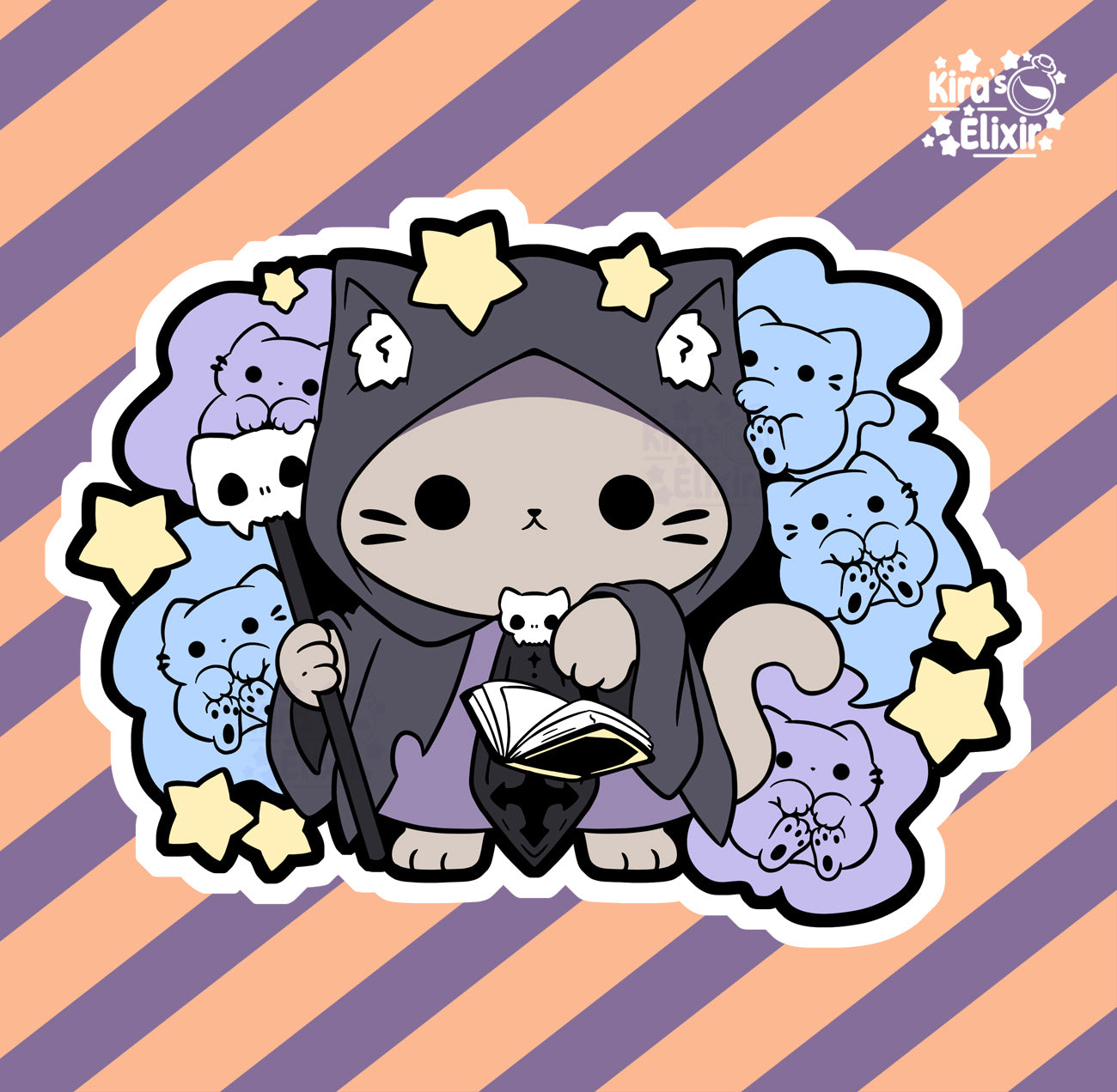 Nekomancer - vinyl sticker