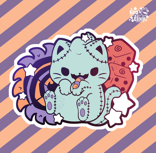Oogie Kitty - vinyl sticker