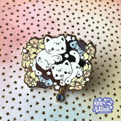 Pisces Kitty - hard enamel pin