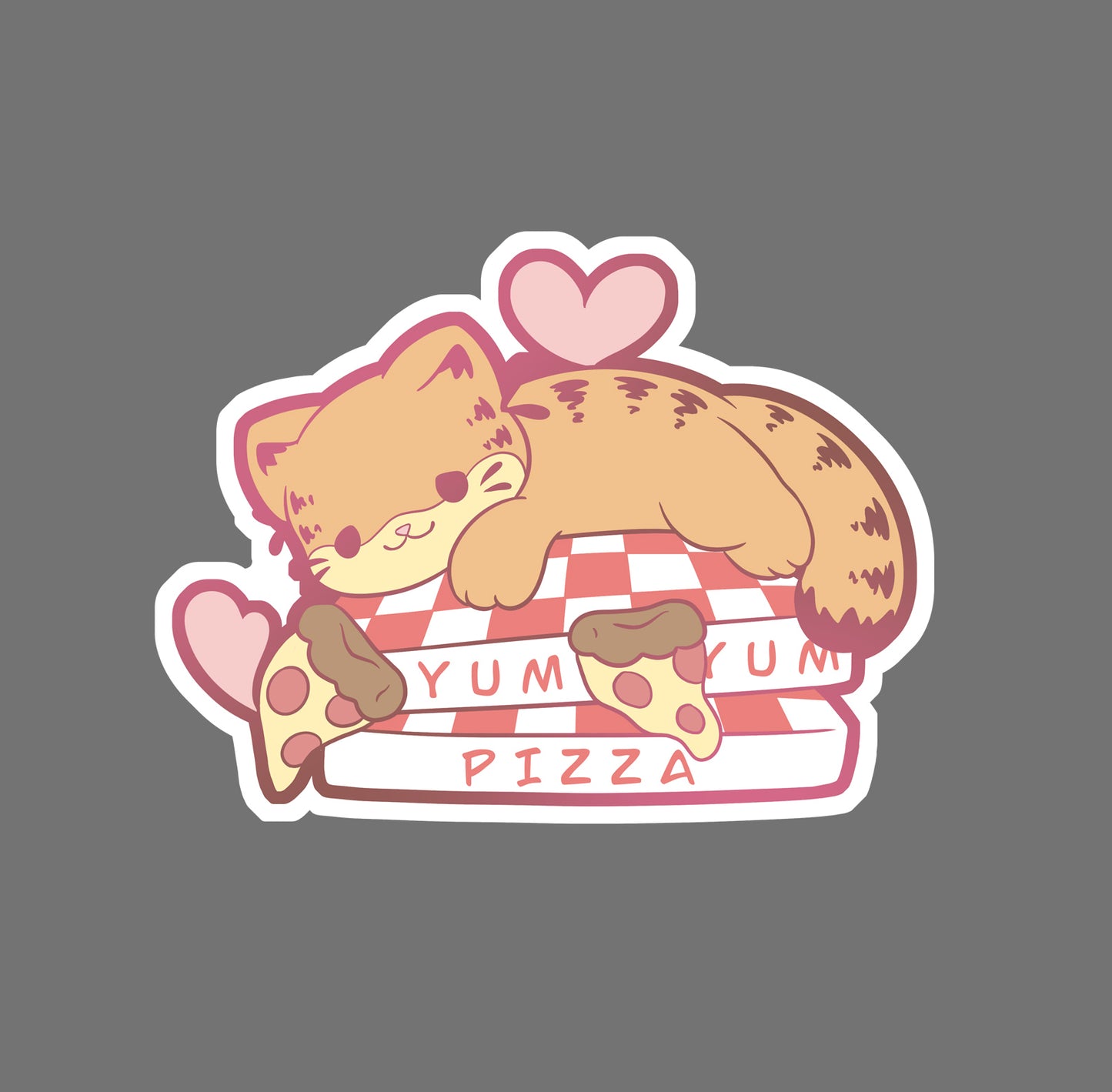 Pizza Time - vinyl sticker