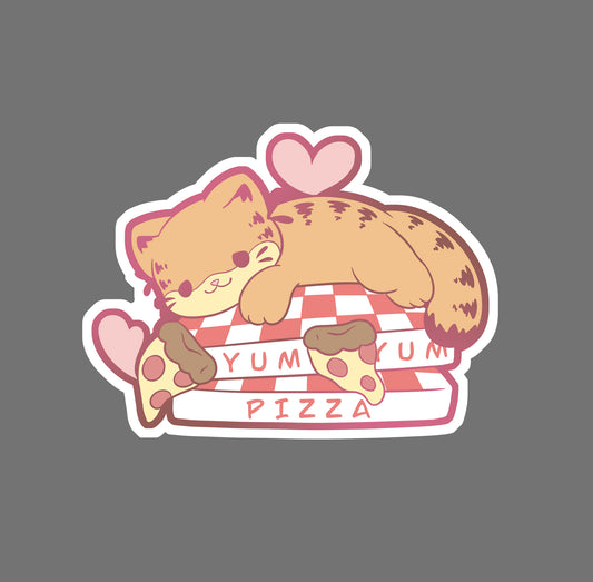 Pizza Time - vinyl sticker