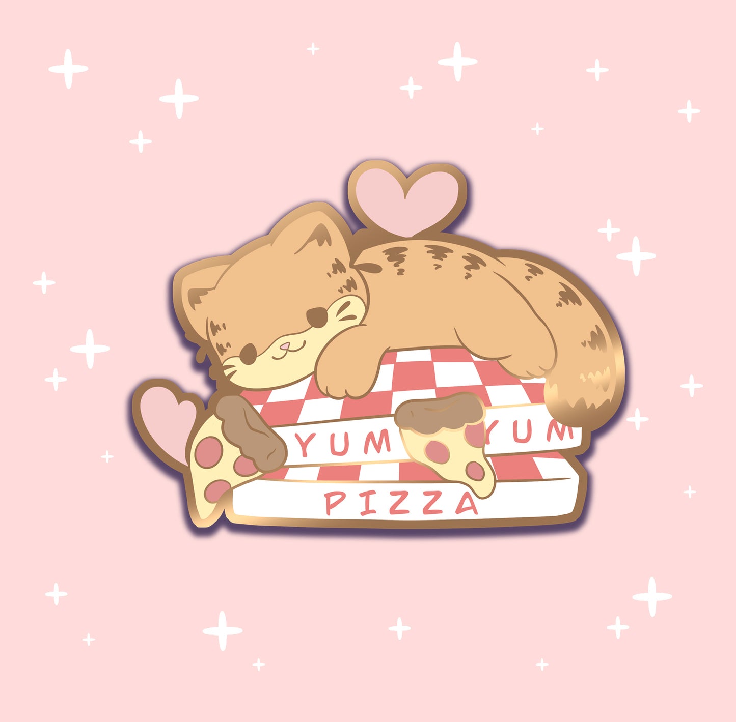 Pizza Time - hard enamel pin