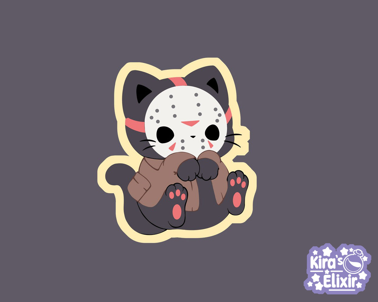 Jason Kitty - vinyl sticker