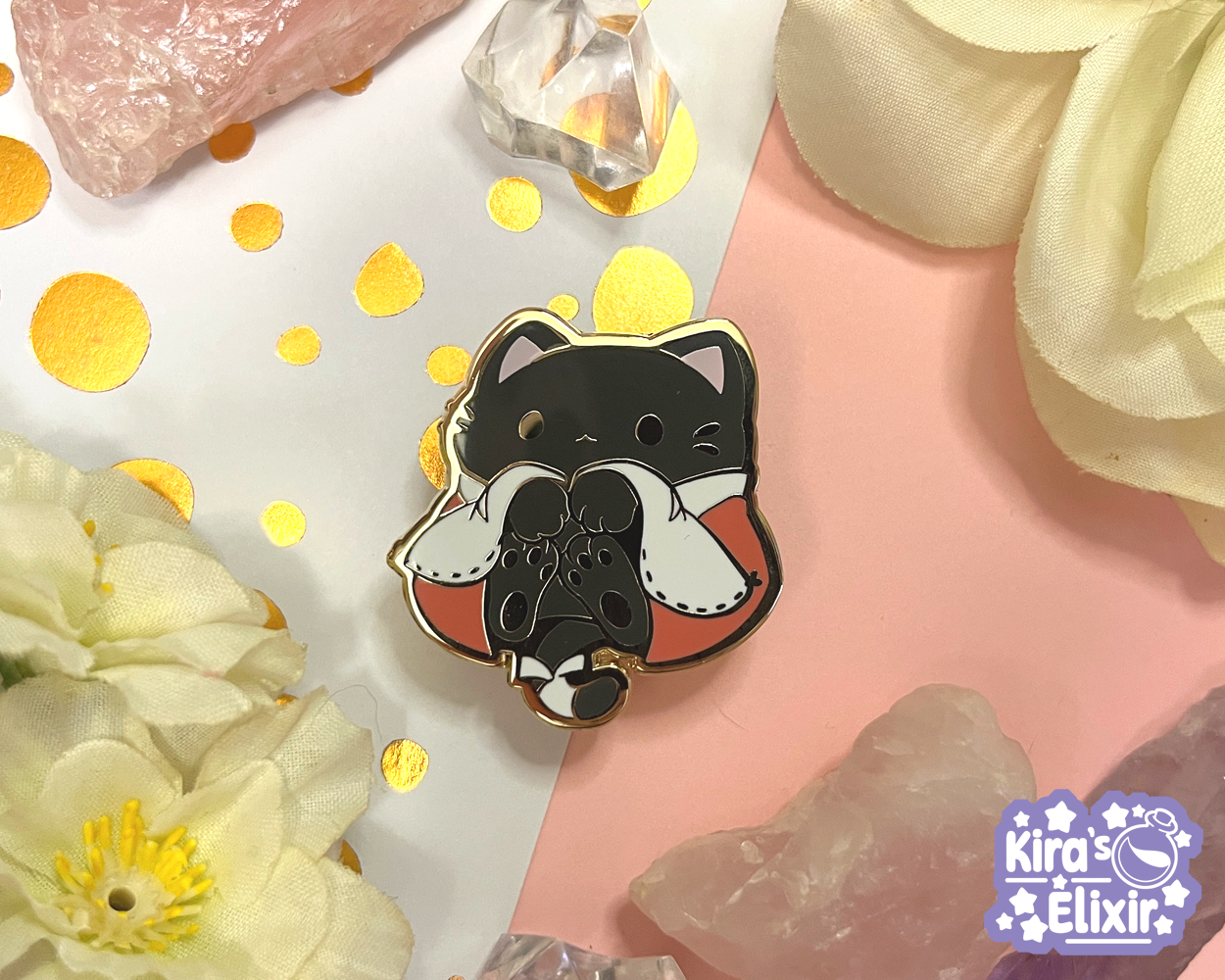 Priestess Kitty- hard enamel pin