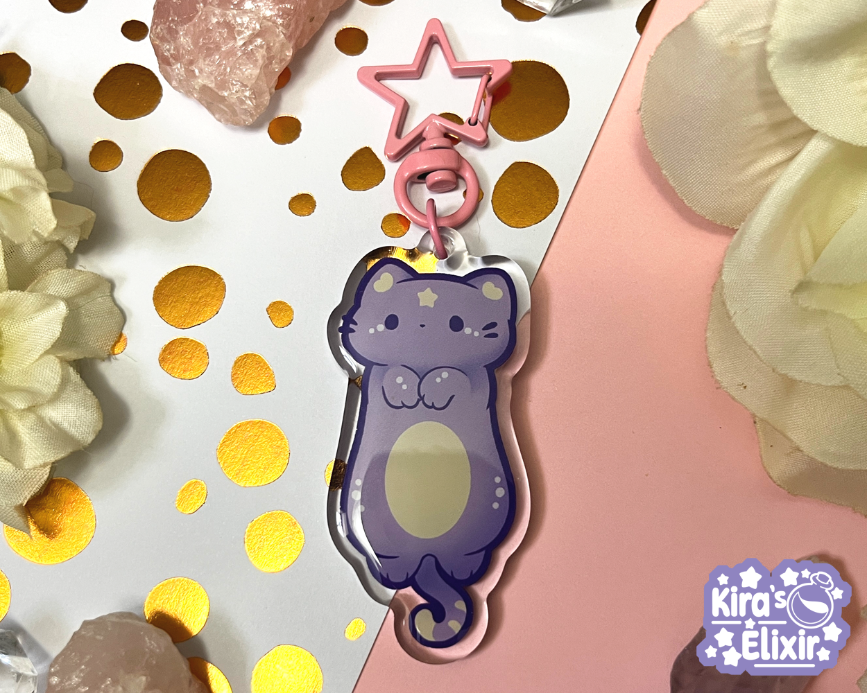 Long Kitties - Acrylic Keychains