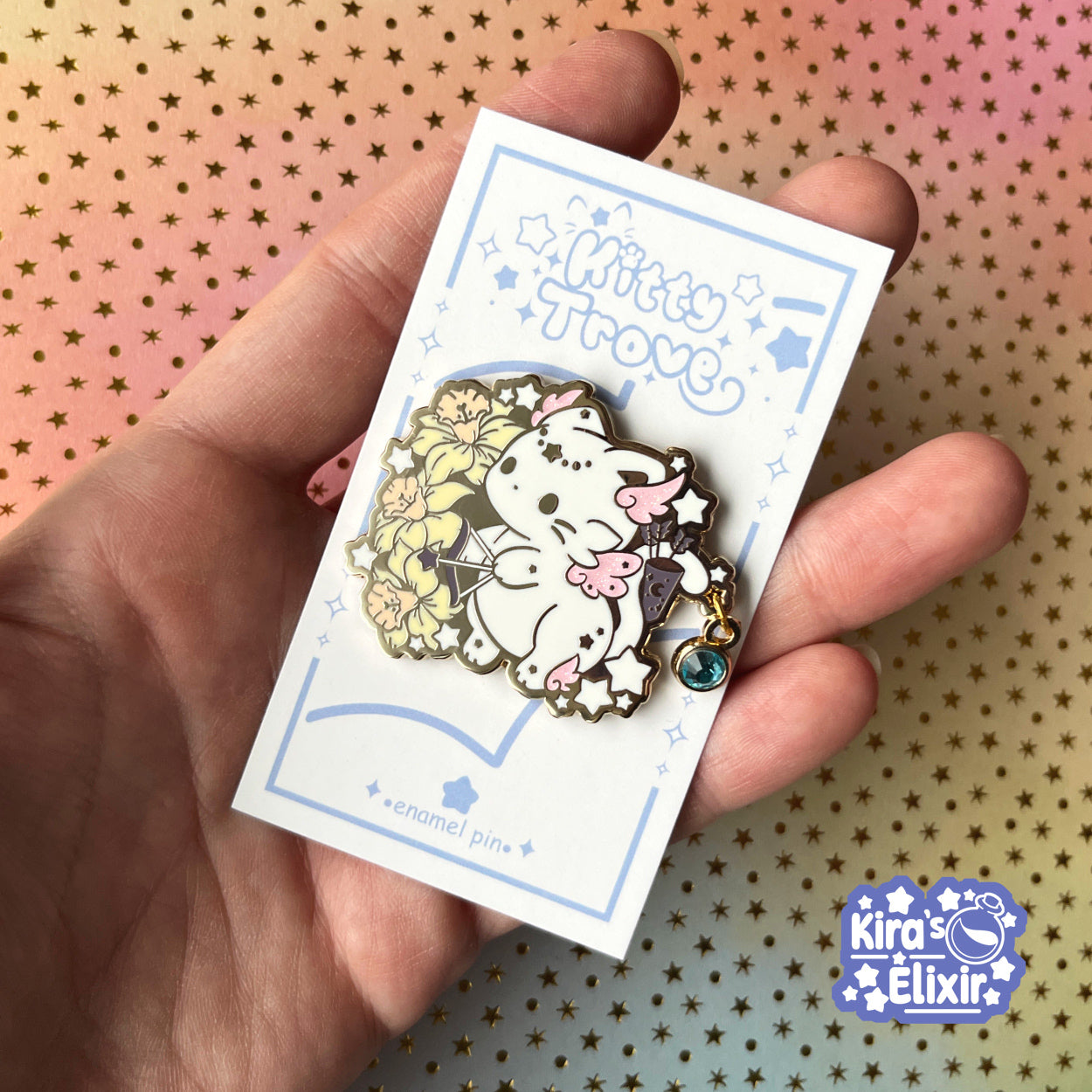 Sagittarius Kitty - hard enamel pin