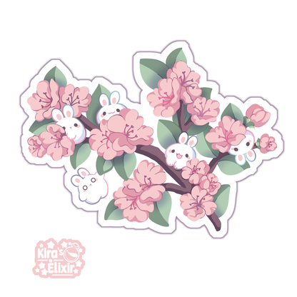 Sakura Bunny - March 2025 Sticker
