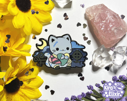 Sally Kitty - hard enamel pin