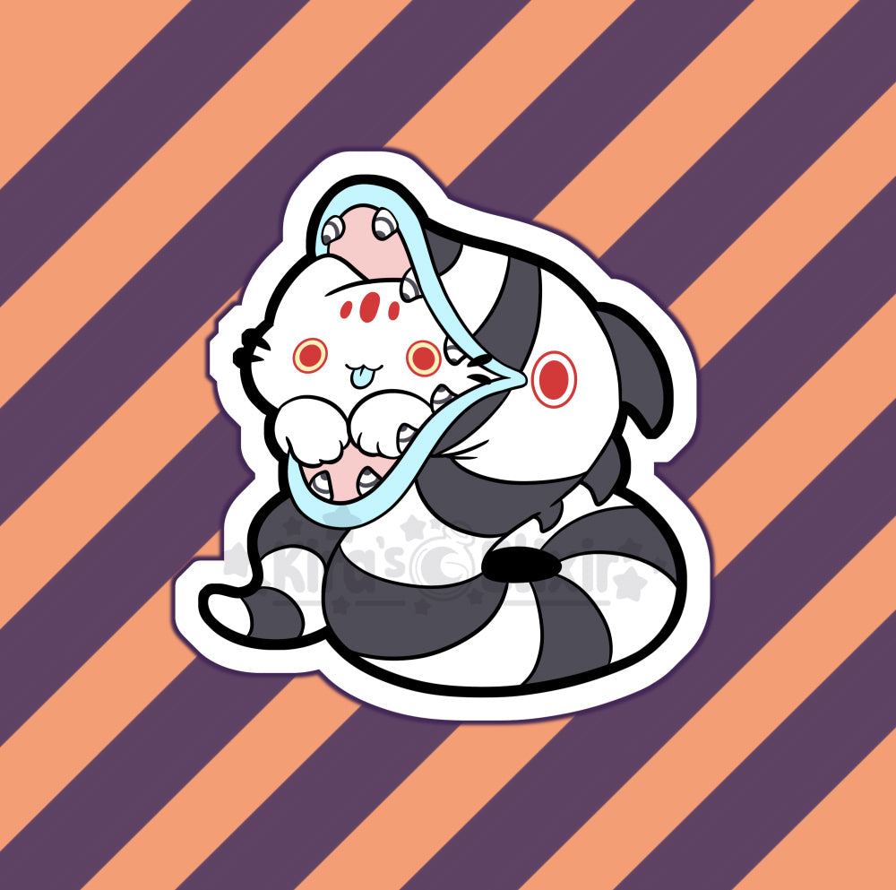 Sandworm Kitty - vinyl sticker