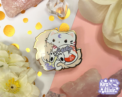 Sesshy Kitty- hard enamel pin