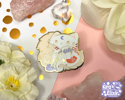 Sesshy Kitty- hard enamel pin