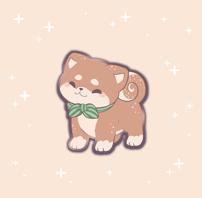 Shiba - hard enamel pin
