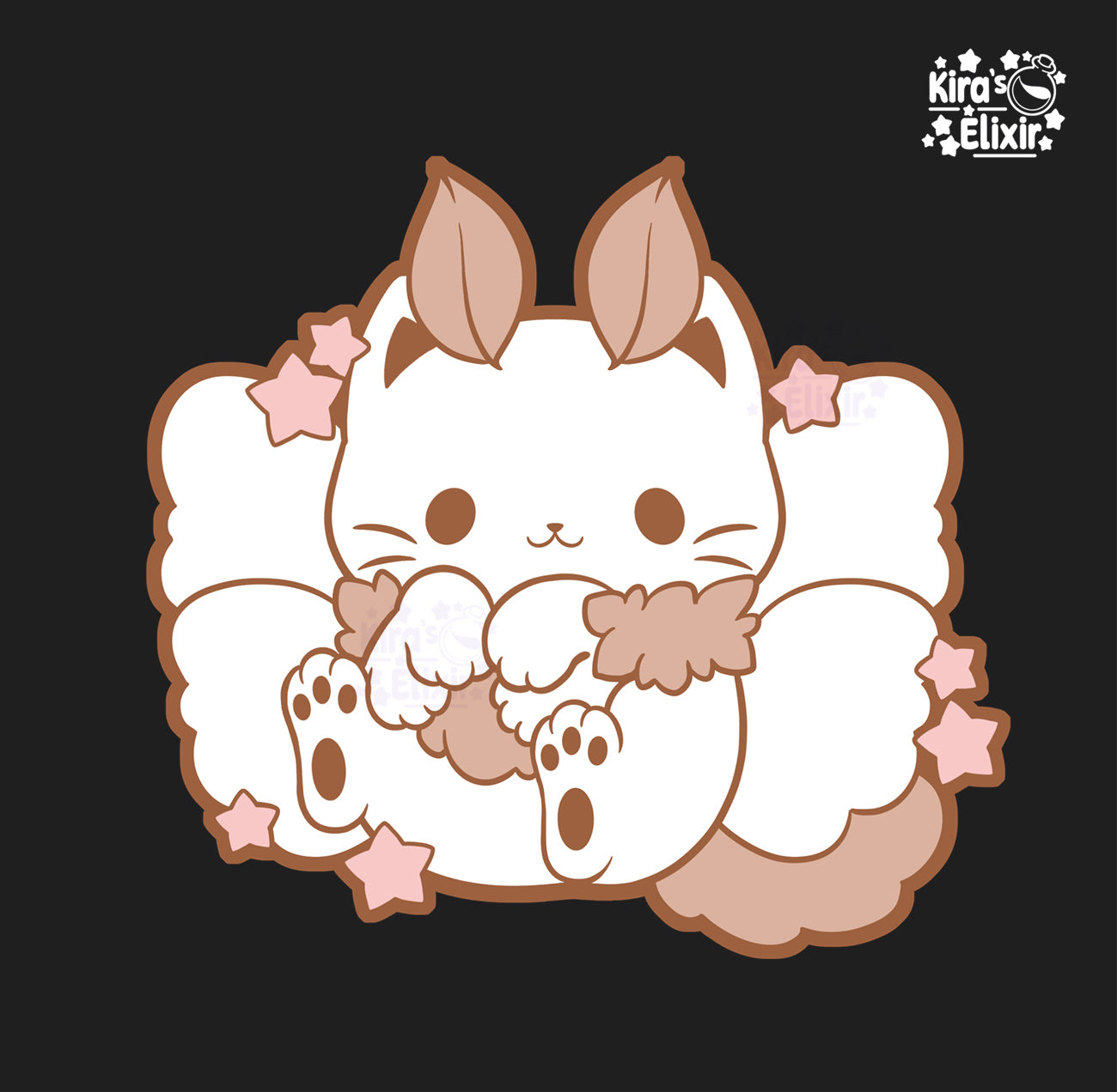Moth Kitty - hard enamel pin
